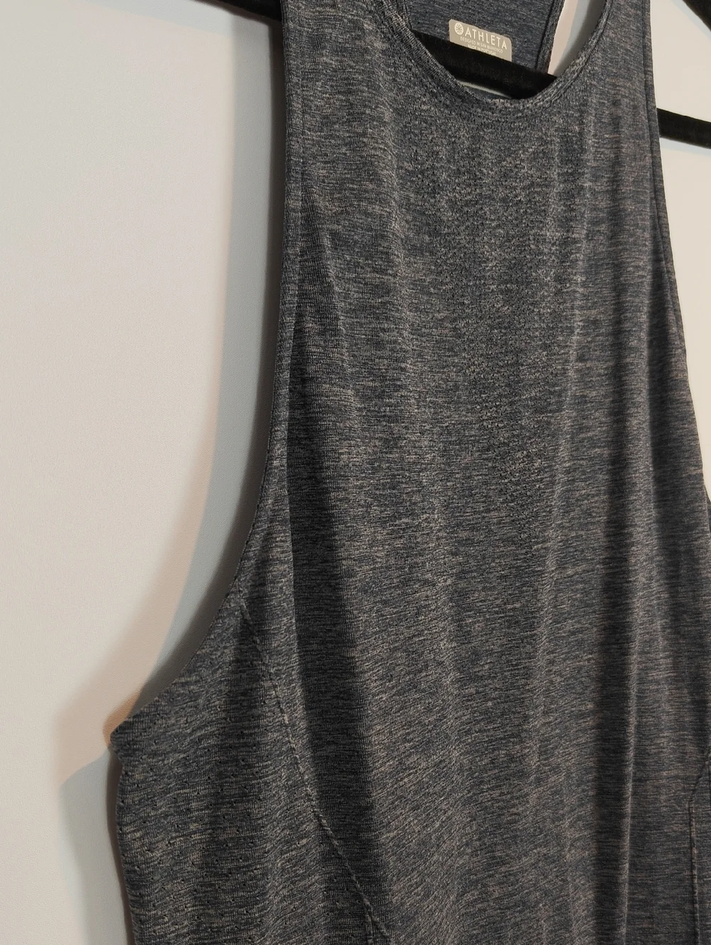 ATHLETA Reverb High Neck Tank Top Chalkboard Racerback Athletic Size Small - Picture 7 of 16